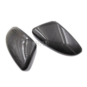 Coque de rétroviseur en fibre de carbone pour Volkswagen Golf 6 Bora Passat Touran, ensemble complet - Product Image 1