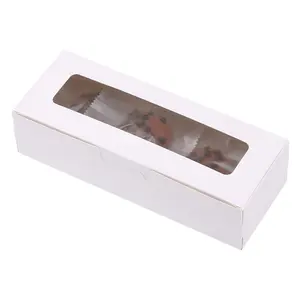 厂家直销外卖食品零售派蛋糕糕点包装纸盒糖果马卡龙套装饼干盒
