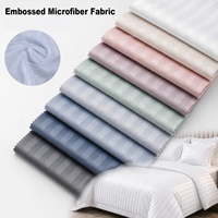 Tissu jacquard imprimé en microfibre 100% polyester à rayures fluorescentes de 1 à 3 cm avec propriétés mémoire pour la décoration intérieure