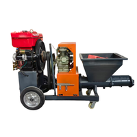 Machine d'injection portable de mortier et de ciment diesel haute pression pour travaux de fondation en construction