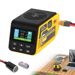 Regulador de Voltaje Ajustable de 2V-30V Compatible con Batería de 20V, con Puertos de Carga Rápida Dual y Salida XT60 - Product Image 1