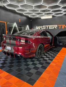 Carreaux de sol en plastique respectueux de l'environnement pour magasin de détail de <span class=keywords><strong>voiture</strong></span> de chaîne de garage - Product Image 4