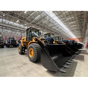 Chargeuse sur <span class=keywords><strong>pneus</strong></span> compacte 4x4 SYL956H5 de 5 tonnes pour travaux de terrassement avec attache rapide - Product Image 3