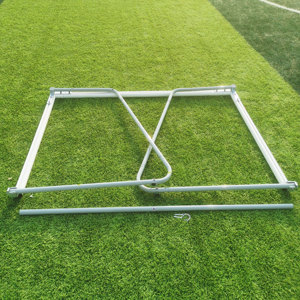 Đứng miễn phí xách tay nhôm bóng đá Mục tiêu bài (bánh xe và Net có thể được thêm vào) - Product Image 2