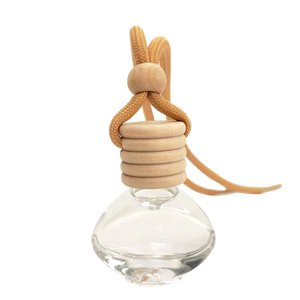 10ml Hanging Essential Oil <strong>Diffuser</strong> Empty Clear Glass Square Screw Cap <strong>Refillable</strong> <strong>Car</strong> Air Freshener Perfume Aromatherapy Pendant - Product Image 6