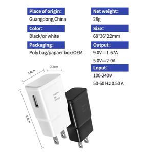 Cargador de pared de línea de teléfono móvil <span class=keywords><strong>USB</strong></span> de 15W con enchufe <span class=keywords><strong>original</strong></span> de EE. UU., <span class=keywords><strong>cable</strong></span> de carga rápida 5V 2a QC3.0, adaptador de pared de carga rápida para <span class=keywords><strong>Samsung</strong></span> S8 S6 - Product Image 3