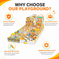 Équipement de terrain de jeu intérieur commercial pour enfants, centre d'activités et centre de divertissement familial