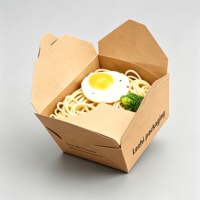 Boîtes d'emballage alimentaire personnalisées, boîte à emporter pour restaurant, boîte pliante en papier de qualité alimentaire