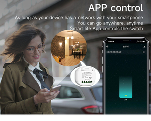 Qx-304 Công Tắc Thông Minh Điều Khiển Từ Xa Thông Dụng Không Dây Wifi Tuya Gia Đình Thông Minh Động Năng 1 Gang 1 Chiều - Product Image 4