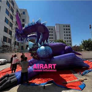 Globo Inflable <span class=keywords><strong>de</strong></span> Dragón <span class=keywords><strong>de</strong></span> Tres Cabezas con Diseño <span class=keywords><strong>de</strong></span> Piel Azul para Decoración <span class=keywords><strong>de</strong></span> Eventos, Venta Directa <span class=keywords><strong>de</strong></span> Fábrica - Product Image 6