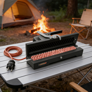 Parrilla <span class=keywords><strong>de</strong></span> Barbacoa Moderna <span class=keywords><strong>de</strong></span> Aluminio <span class=keywords><strong>de</strong></span> Alta Calidad, Portátil, con Temperatura Ajustable, Generador <span class=keywords><strong>de</strong></span> Llamas Directas, con Sistema <span class=keywords><strong>de</strong></span> Seguridad <span class=keywords><strong>de</strong></span> Llama, Reutilizable - Product Image 4