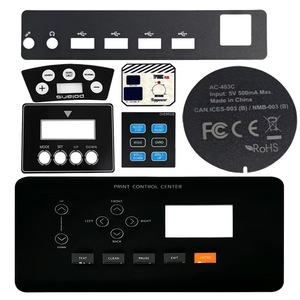 Autocollant personnalisé en sérigraphie pour surface de PC, panneau de commande en PVC acrylique, panneau de touches à membrane en PET en relief - Product Image 3