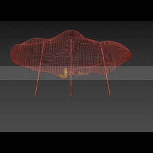 ANW2312 Sculpture décorative en acier inoxydable Art Déco personnalisée et créative pour monuments et projets publics - Product Image 3