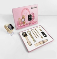 Montre connectée pour femme A58 Plus en promotion, écran TFT carré de 2,01 pouces, suivi du sommeil, bracelet en silicone