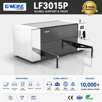 Machine de découpe laser LF3015P 3000mm*1500mm à couverture intégrale avec table unique 1000W 2000W 3000W 6000W