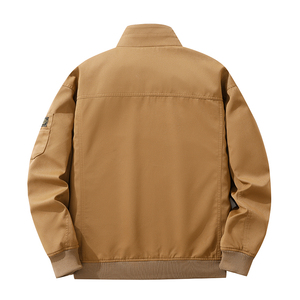 Veste de randonnée pour homme de <span class=keywords><strong>bonne</strong></span> qualité, fermeture éclair, chaqueta, course à pied, logo personnalisable, légère, confortable, veste tendance pour la maison - Product Image 3