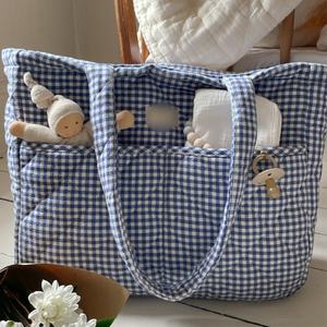 Borsa Maternità Imbottita in Cotone Morbido, per Conservare gli Accessori del Neonato, Appendibile al Passeggino, Borse per Mamme - Product Image 2