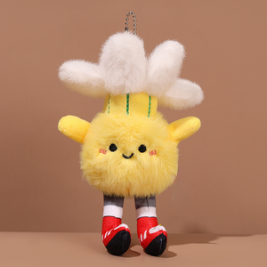 Venta caliente lindo peluche deportes bola dibujos animados mancuerna Fitness muñeca <span class=keywords><strong>bolsa</strong></span> accesorios colgantes llavero personalizado colgante juguete <span class=keywords><strong>de</strong></span> peluche - Product Image 4