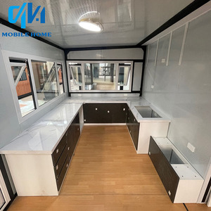 Impermeabile prefabbricato 20Ft <span class=keywords><strong>40Ft</strong></span> espandibile Casa contenitore con cucina prefabbricata luce in acciaio modulare Casa Casa modulare modulare - Product Image 4