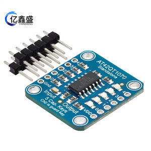 AT42QT1070 โมดูลเซ็นเซอร์สัมผัสแบบคาปาซิทีฟ 5 จุด แบบสแตนด์อโลน 5 ปุ่ม - Product Image 3