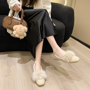Chaussons d'hiver pour femmes et hommes, taille universelle, antidérapants, doux et chauds, chaussures d'intérieur pour l'hiver - Product Image 4