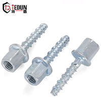 Ancrage à vis pour barre filetée robuste |   Ancre en acier zingué pour béton 6 mm x 60 mm |   Filetage grossier de grade 4.8, garantie 3 ans