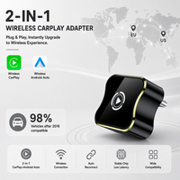 Dongle portable 2 en 1 Type-C USB CarPlay et Android Auto avec récepteur sans fil Plug and Play