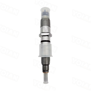 Inyector de combustible diésel de piezas de excavadora 6754-11-3102 6754-11-3011 inyector 0445120236 para motor de excavadora de dos piezas 4D107 6D114 - Product Image 5