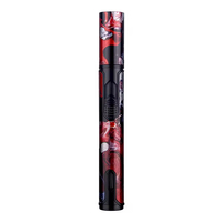 Briquets en métal à flamme bleue, butane réglable pouvant être rempli de gaz visible, briquet coupe-vent extérieur pour cigarettes et cigares
