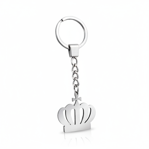 Portachiavi a Corona in Acciaio e Ottone, Materiale in Lega Leggera, Stampa Offset e UV, Design Unico Apribottiglie, Senza Scatola - Product Image 2