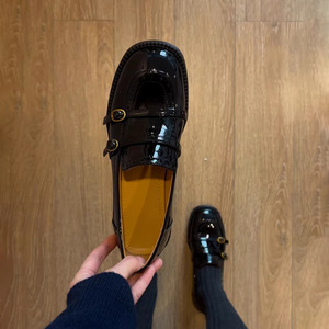 Zapatos de Cuero con Hebilla de Estilo Británico para Mujer, Primavera y Otoño 2026, Nuevos Zapatos Casuales de Cuero para Mujer - Product Image 3