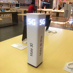 Factory advertising led light box on table guide sign logo display promotion signs lighting boxes for mobile phone shops