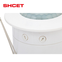 Détecteur de mouvement infrarouge 110~240V/AC, détecteur de mouvement infrarouge, détecteur de mouvement infrarouge IP20 360 °   Détecteur de mouvement infrarouge 50/60Hz