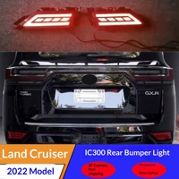 Pour Toyota Land Cruiser LC300 2022 : Amélioration des feux de pare-chocs arrière avec clignotants séquentiels LED style LC - Adaptation OLIVER pour véhicules