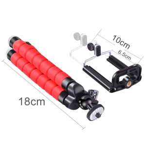 Hot Bán Trọng Lượng Nhẹ Xách Tay Mini Para Celular Điện Thoại Máy Ảnh 360 Đứng Linh Hoạt Ảnh Tự Sướng Stick <span class=keywords><strong>Tripod</strong></span> Bọt Biển Bạch Tuộc Thiết Kế - Product Image 4