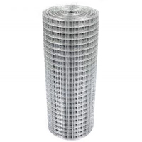 Meilleure Vente : Rouleau de Treillis Soudé Galvanisé/Revêtu PVC Noir, Certifié ISO, Ouverture 1/2'' 1''/3/4'', Treillis pour Plâtre Mural, 2-30m