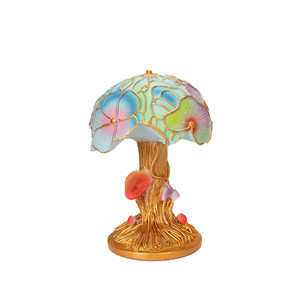 Colorful Mushroom Table Lamp E27 LED Desk Ornament European Style Home Decor <b>Switch</b> Control 25000 Hours Lifespan - Product Image 4