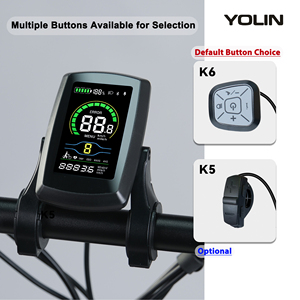 Écran pour vélo électrique <span class=keywords><strong>ENGWE</strong></span> <span class=keywords><strong>P26</strong></span> 80C-C 3.0 pouces couleur VA plein écran, protocole UART, étanche IP66, avec application - Product Image 4