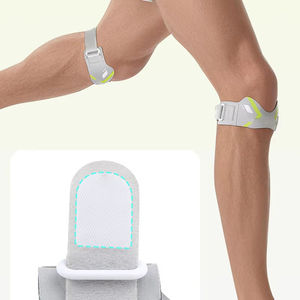 AOFIT ผลิตภัณฑ์ใหม่ สายรัดเข่าแบบปรับได้ ทำจากนีโอพรีนเนื้อนุ่ม ระบายอากาศได้ดี ช่วยป้องกันและรัดกระดูกสะบ้าหัวเข่า เหมาะสำหรับกีฬากลางแจ้ง - Product Image 3