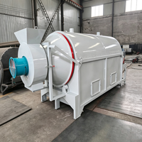 Séchoir rotatif à air chaud 500 kg/h pour sciure de bois, luzerne, foin et aliments pour animaux, idéal pour les usines d'aliments pour animaux