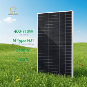 แผงโซลาร์เซลล์ SOLAR ประสิทธิภาพสูง สีดำทั้งหมด 450 วัตต์ แบบ N-type โมโนคริสตัลไลน์ สำหรับฟาร์มโซลาร์เซลล์ - Product Image 1