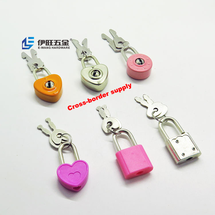 Оптовая продажа от фабрики YIWANG, пластиковый цветной квадратный розовый замок для ноутбука
