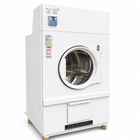 Ensemble complet de sèche-linge commercial professionnel avec boîtier en acier inoxydable pour hôtels et équipement de lavage