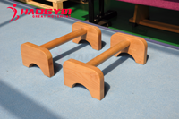 Barres parallèles en bois HAOGYM pour gymnastique, pour exercices de position debout sur les mains, longueur 50 cm