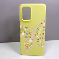 Nouvelles coques de téléphone portable motif papillon pour iPhone séries 11-17, toucher doux, pour Samsung S26U/S24P/A17, coque arrière en gelée
