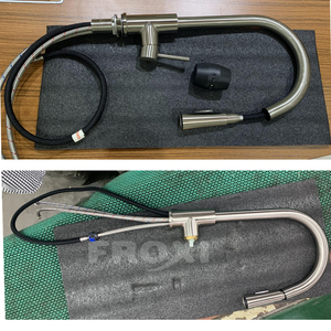 100% thử nghiệm Chrome Brass vòi Vàng chải màu đen UPC nhà bếp tap vòi nước - Product Image 2