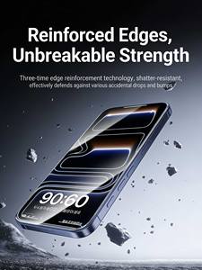 Protection d'écran en verre trempé anti-reflet Benks AR pour iPhone 13/14/15/16/17 Series, film de protection intégrale dureté 9H - Product Image 4