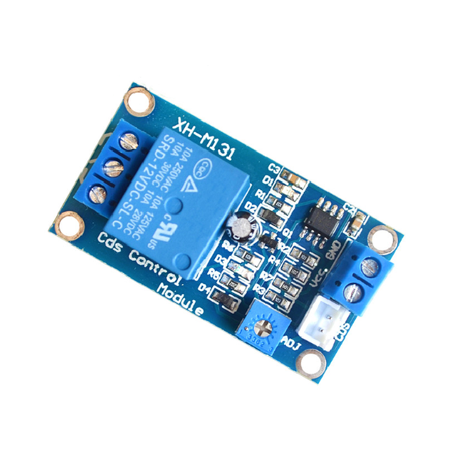 XH-M131 Photoelectric Control Module 5V 12V Photoresistor Light Relay Auto Brightness Switch for DIY Lighting