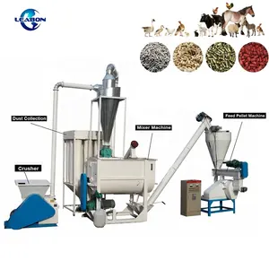 Cattle Feed Mill Plant Animal Feed Pellet Machine Granule Making Machine for Chicken