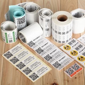 Custom <strong>Strong</strong> Self <strong>Adhesive</strong> Clear Security Tamper Resistant Unique PET <strong>Vinyl</strong> Water Proof QR Code <strong>Sticker</strong> - Product Image 6